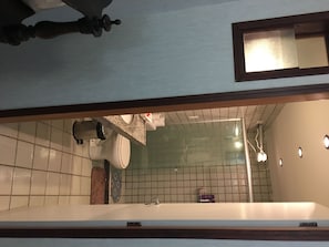 Towels, soap, toilet paper