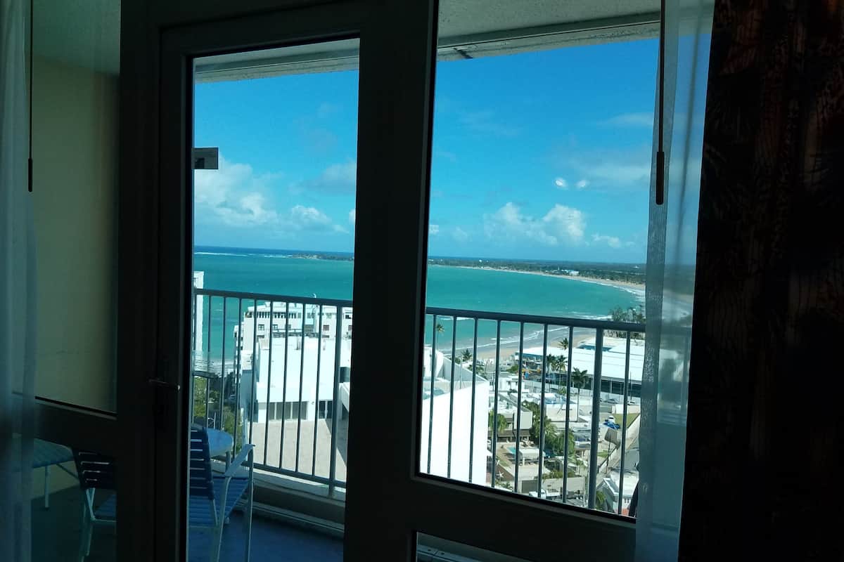 studio, 2 double beds, ocean view | beach/ocean view