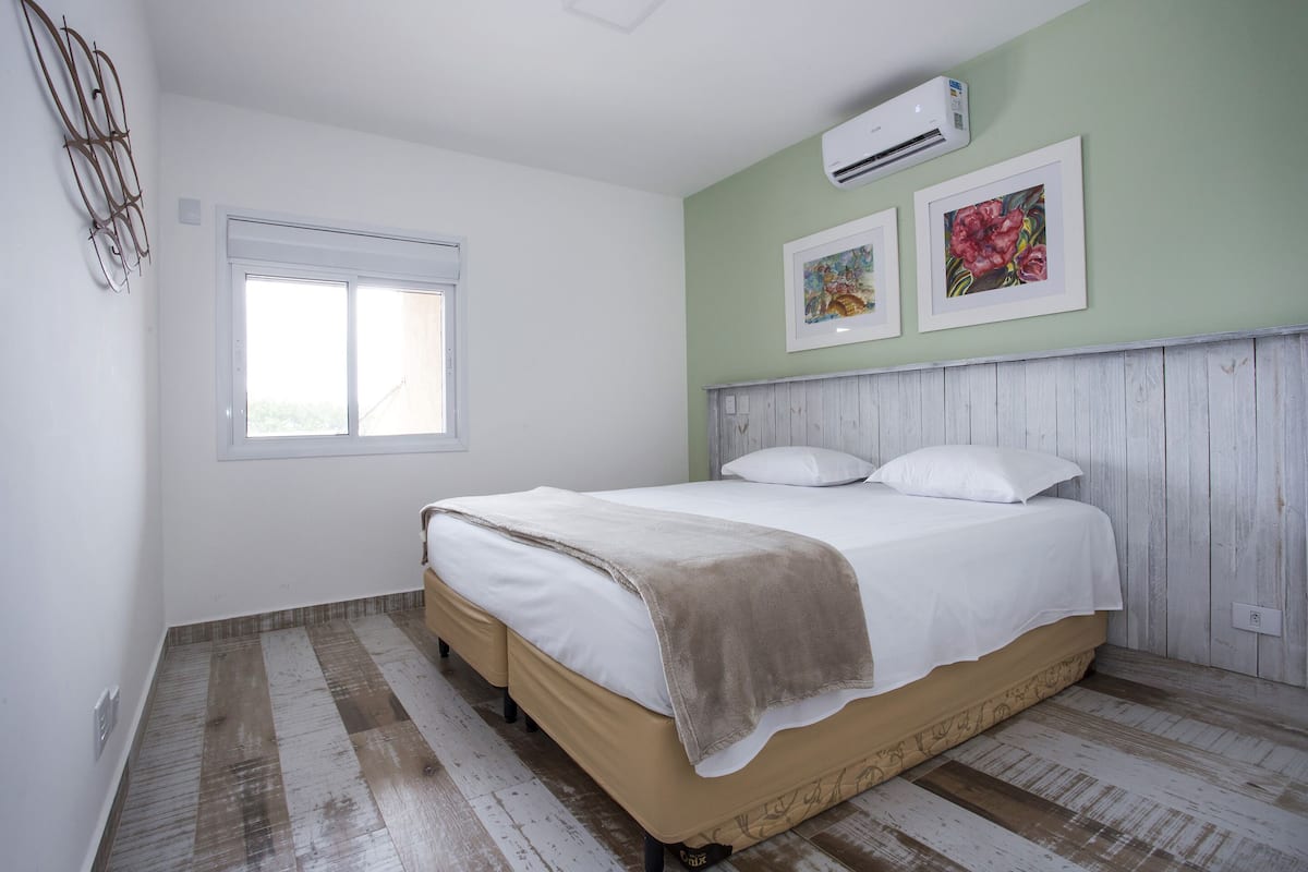 Premium Apartment | Premium bedding, pillow-top beds, blackout curtains, free WiFi