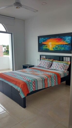 ห้องสแตนดาร์ดดับเบิล, เตียงใหญ่ 1 เตียง | ผ้าปูที่นอน