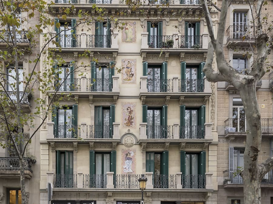 Voorkant van accommodatie