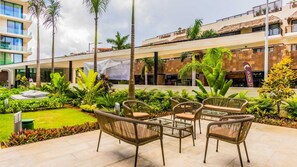 Terrace/patio - 3 Bedroom by the beach for 6 persons in Oceana by BRIC in Superb Location! (Playa del Carmen)