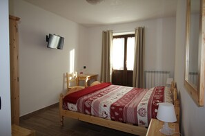 Down comforters, desk, blackout drapes, cribs/infant beds