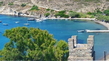 Vue sur la plage/lâocĂ©an