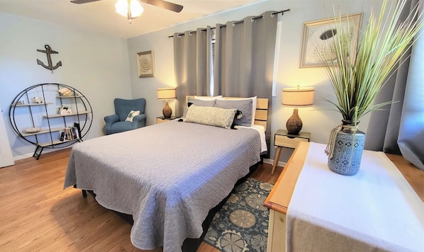 2 bedrooms, iron/ironing board, free WiFi, bed sheets