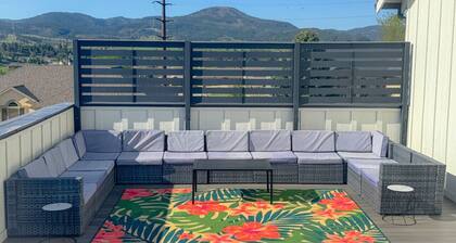 Suuri moderni maalaistalo, jossa on kattoterassi!