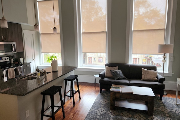 Living room/kitchen area