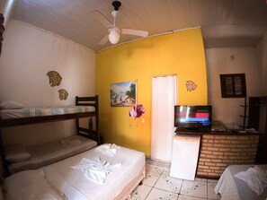 Family Room | Free WiFi, bed sheets - Pousada Jericó (Jijoca de Jericoacoara)