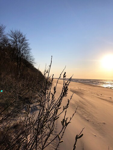 Modernes Ferienapartment "Momentum" mit Garten, direkt an der Ostsee bei Rewal