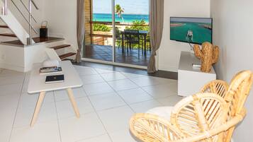 Deluxe Studio, 1 King Bed with Sofa bed, Sea View | View from room