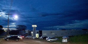 Front of property – evening/night