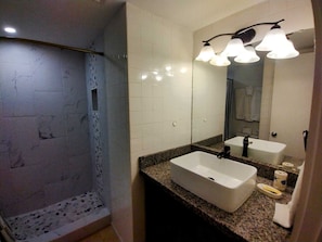 Shower, towels