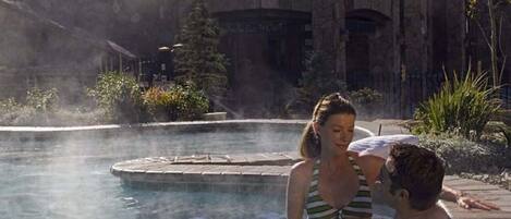 Indoor pool, outdoor pool