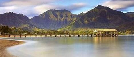 Sun-loungers, beach towels