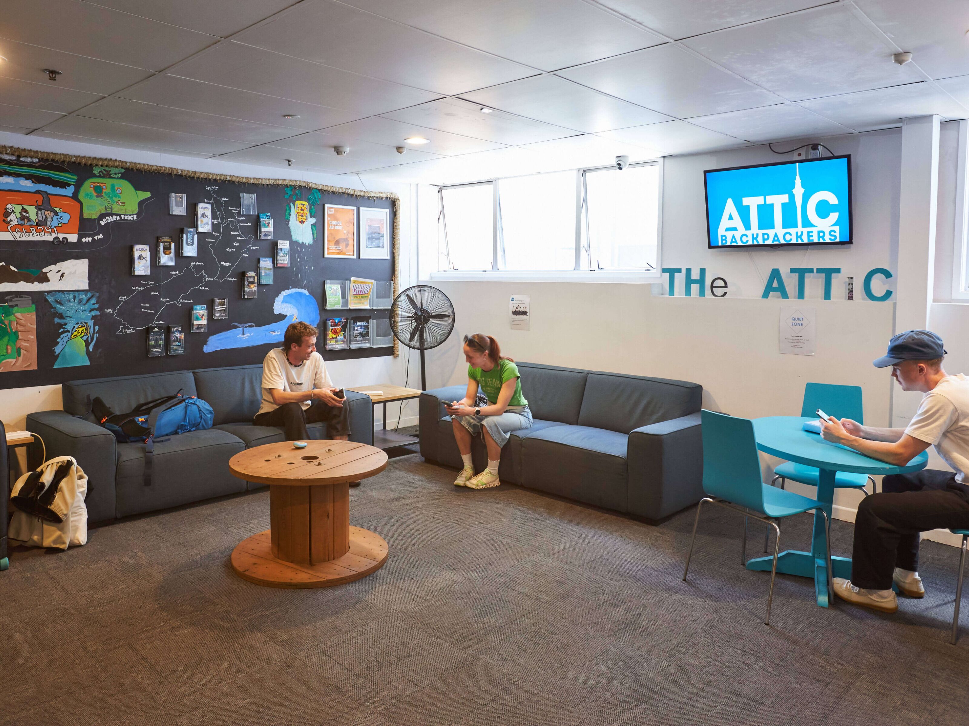 Sala de estar en el lobby