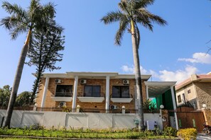 Fassade der Unterkunft