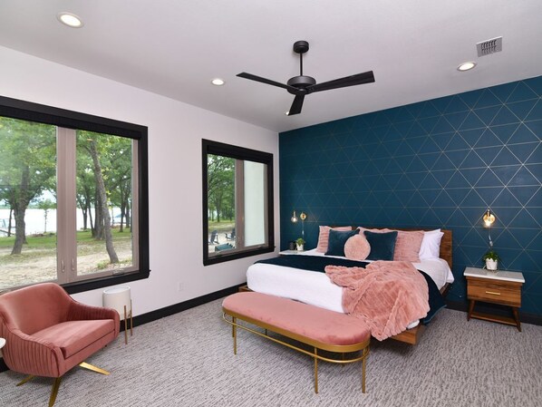 4 habitaciones, tabla de planchar con plancha, cuna de viaje y wifi 