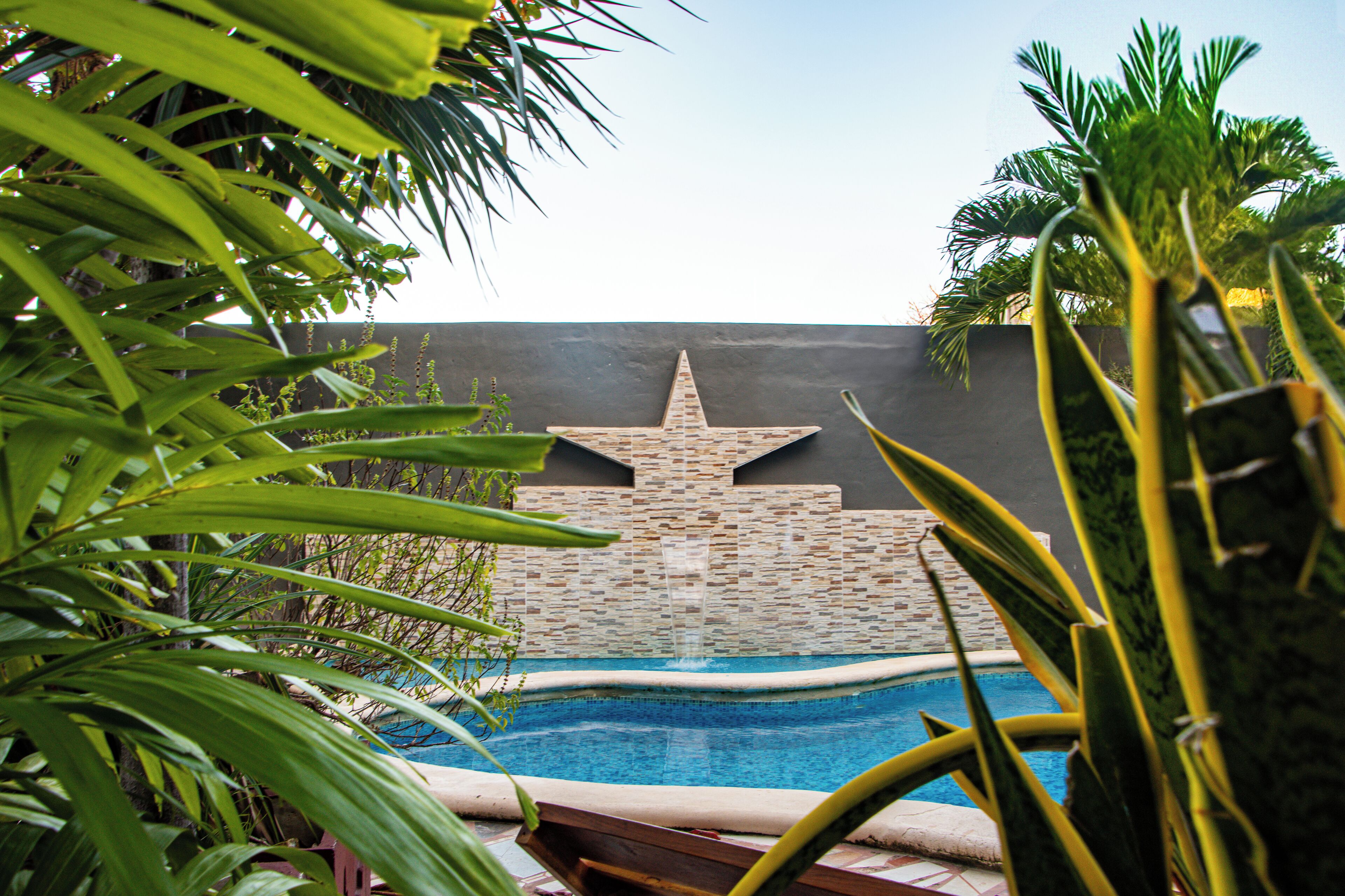 Outdoor pool, open 9:00 AM to 8:00 PM, pool loungers