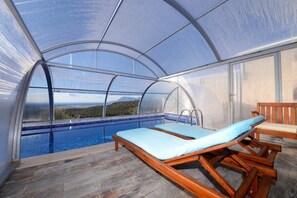 Outdoor pool, sun loungers - Villa Selen (Kas)