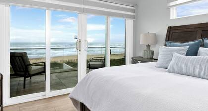 Sleek Oceanfront Home with Private Pool, Hot Tub & Boardwalk Beach Access!