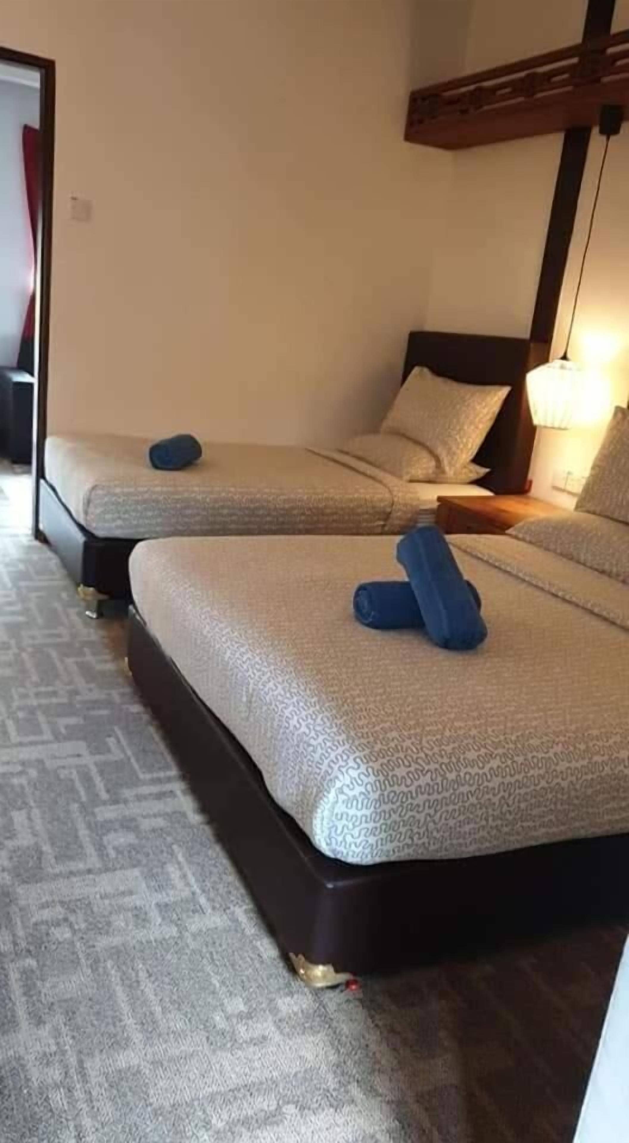 select comfort beds, individually decorated, individually furnished