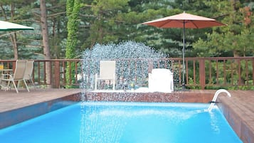 Seasonal outdoor pool