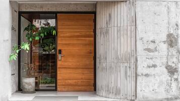 Fassade der Unterkunft