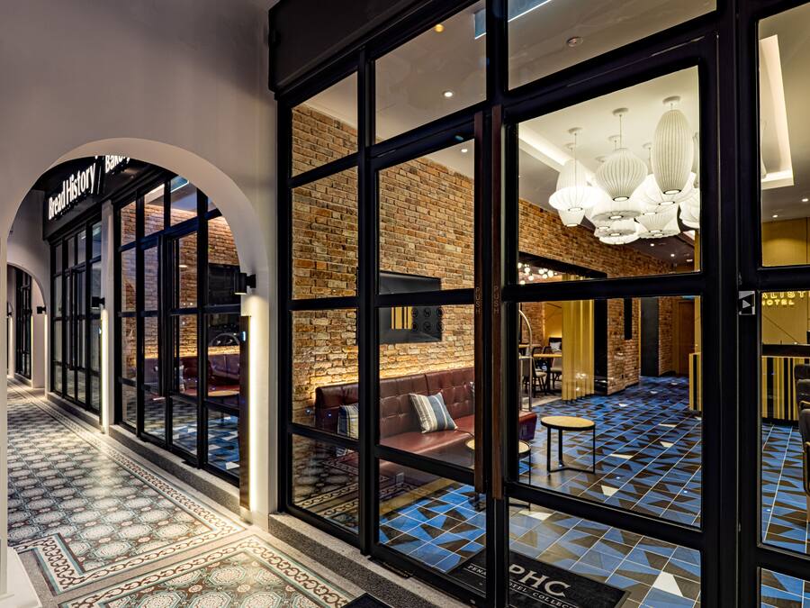 Facciata della struttura