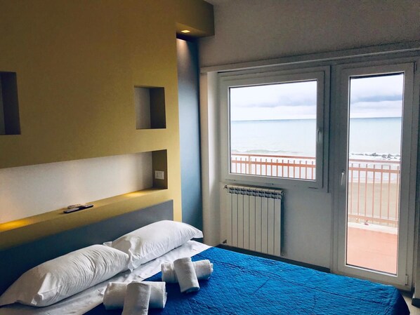 Dubbelrum - havsutsikt | Ljudisolering, gratis wi-fi och sängkläder