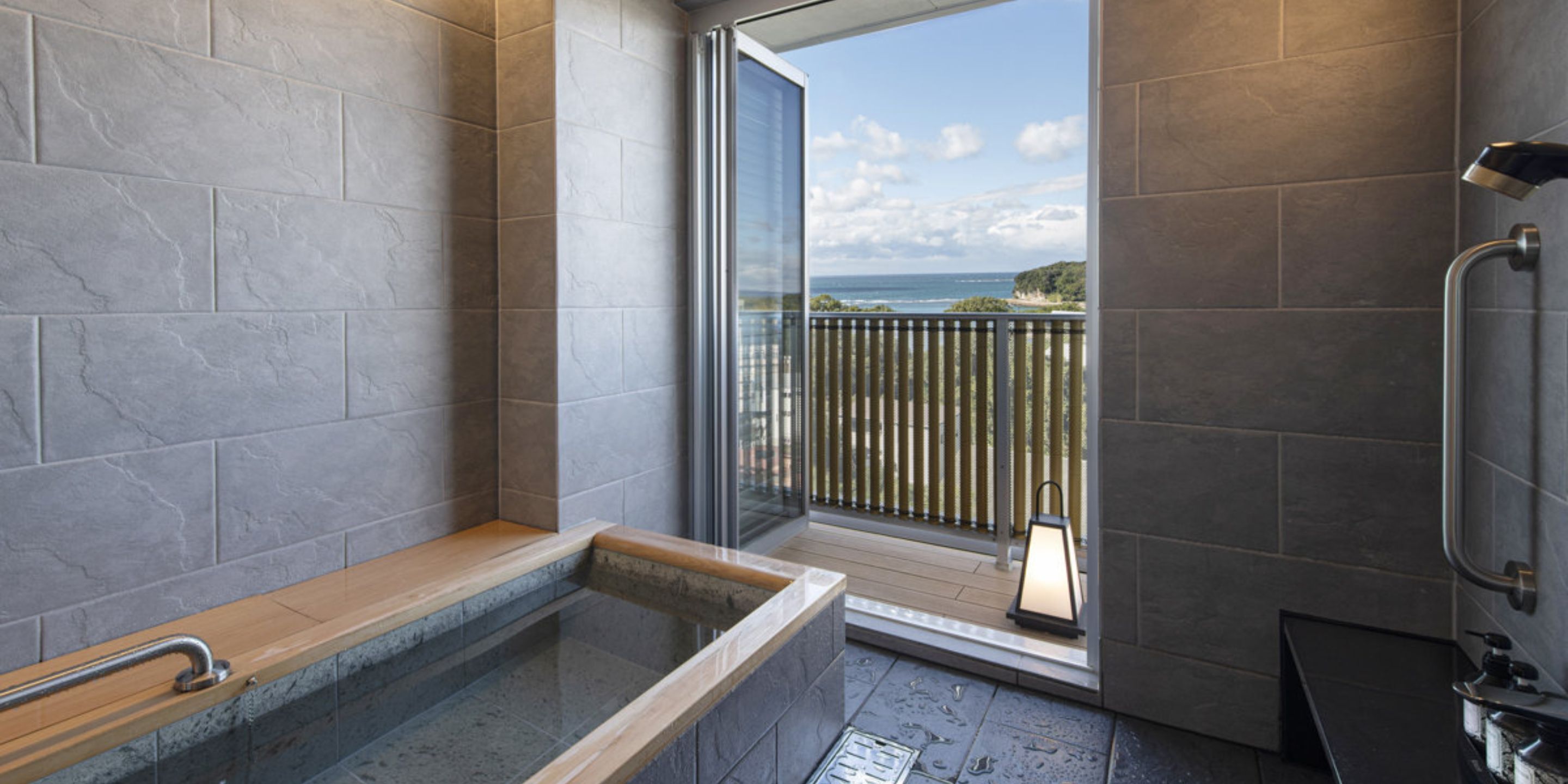 Hair dryer, slippers, electronic bidet, towels