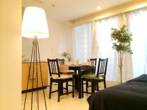 504 | Living area | Flat-screen TV - nid NAMBA at Residence East (Osaka)