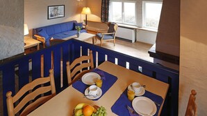 Spiseområde på rommet