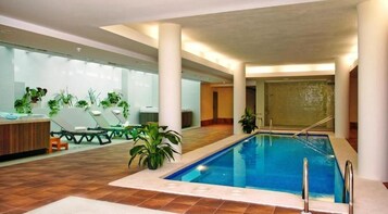 Indoor pool, seasonal outdoor pool