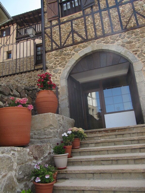 Entrée de l’hébergement