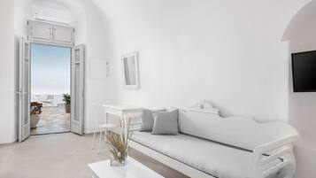 套房 (Caldera View) | 客房内保险箱、隔音、熨斗/熨板、免费 WiFi