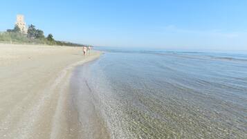 On the beach