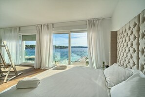 高級寢具、獨特裝潢、布置獨特、書桌