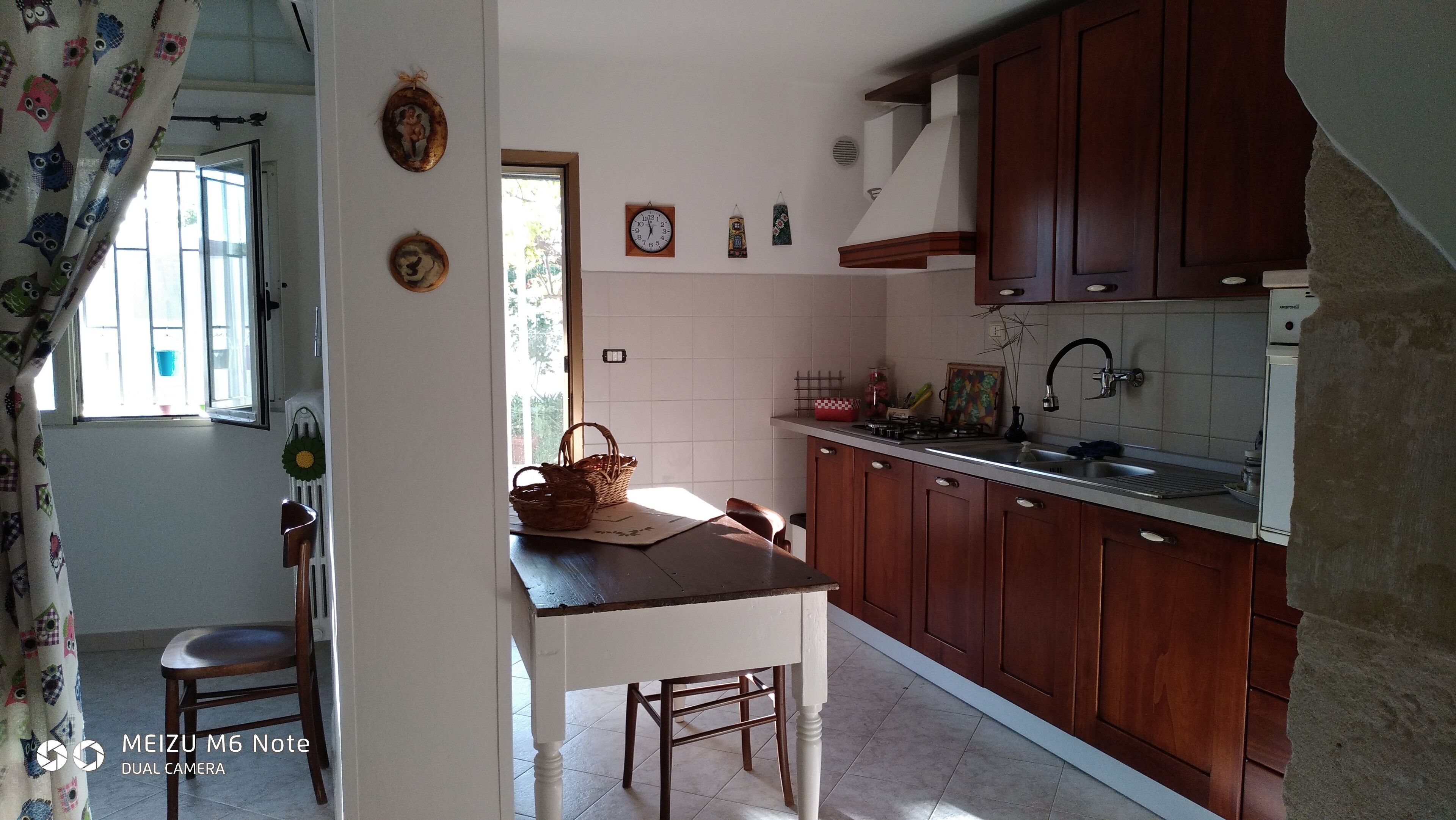 Fridge, microwave, cookware/dishes/utensils
