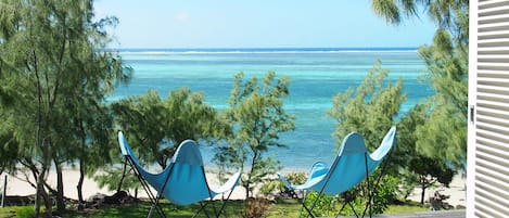 Vue sur la plage/l’océan