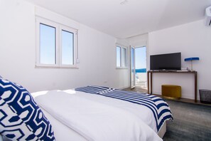 Luxury Apartment, Multiple Beds, Sea View | Premium bedding, individually decorated, individually furnished, desk - Seafront Luxury Apartments Fun (Trogir)