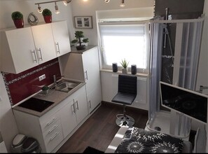 Apartment (La Marie) | Desk, free WiFi, bed sheets - Apartment La Marie (Schwaebisch Gmuend)