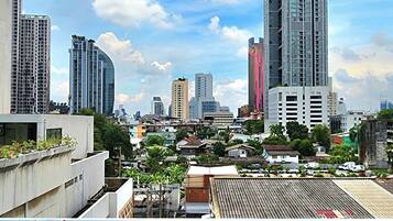 Uitzicht vanuit de kamer