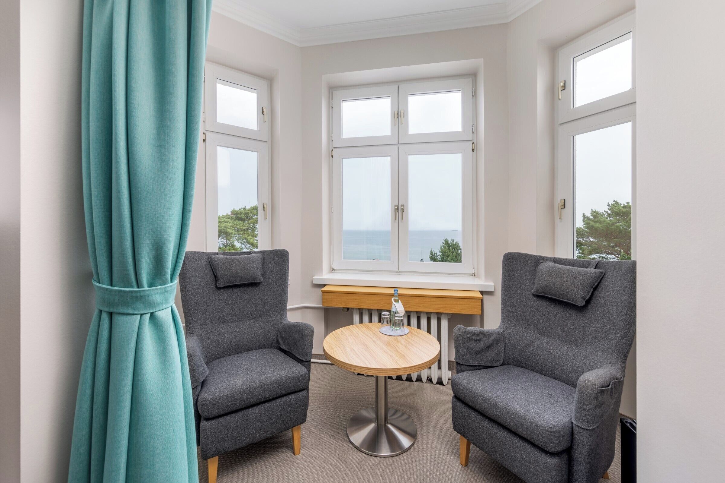 comfort double room, sea view | hypo-allergenic bedding, minibar, in-room safe, blackout curtains