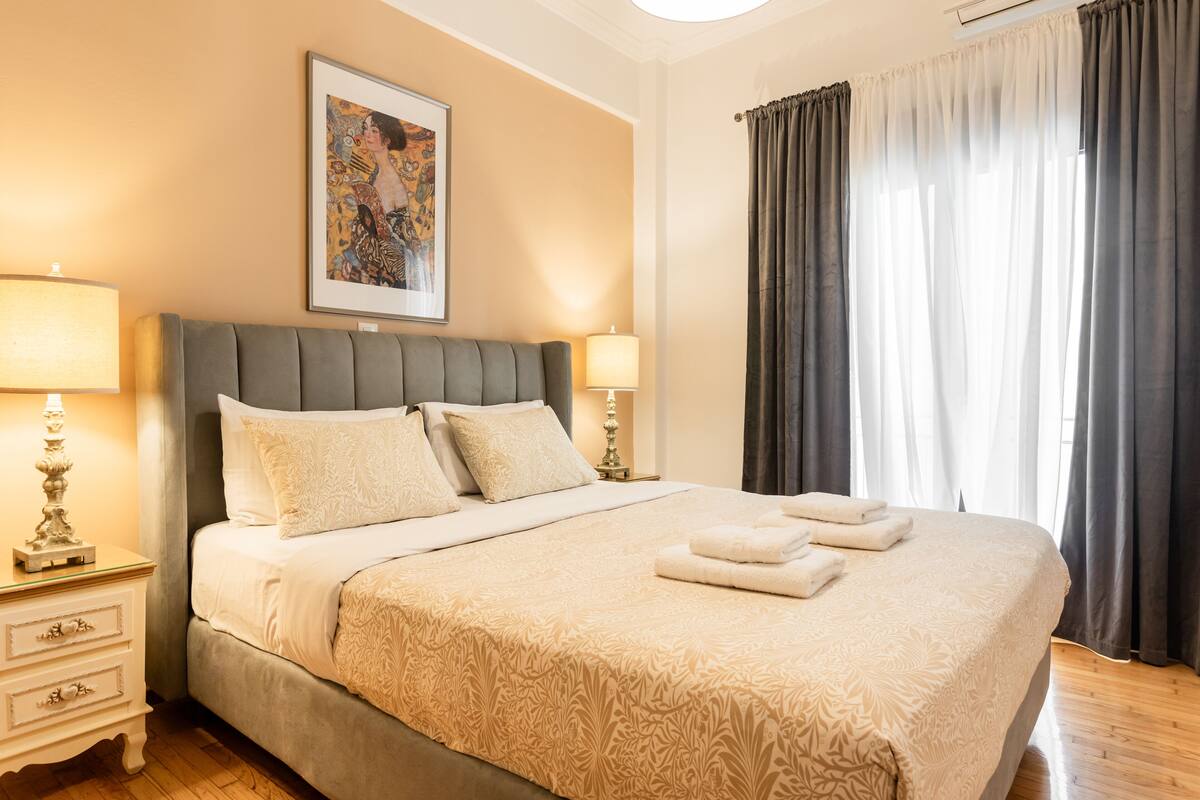Apartamento, 1 habitación, balcón (Artistic) | Ropa de cama de alta calidad y sistema de insonorización