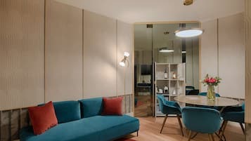 Minibar, in-room safe, desk, free WiFi