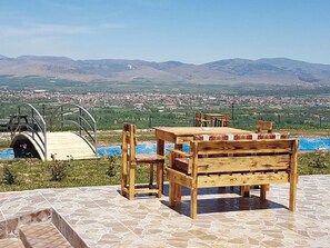 Terrace/patio - Mavi Sedir Saglik Oteli (Sarkikaraagaç)