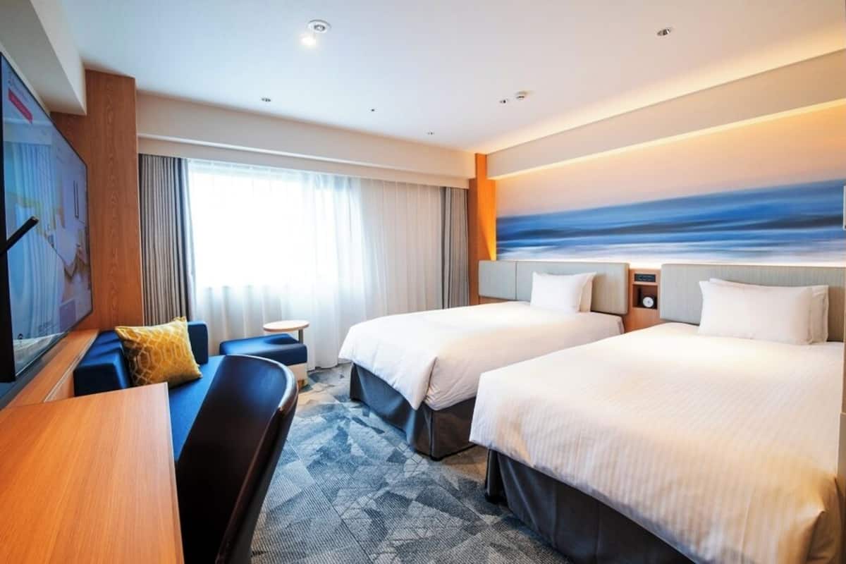 ห้องทวิน, ปลอดบุหรี่ | ผ้านวมขนเป็ด, เตียง Tempur-Pedic, โต๊ะทำงาน, Wi-Fi ฟรี