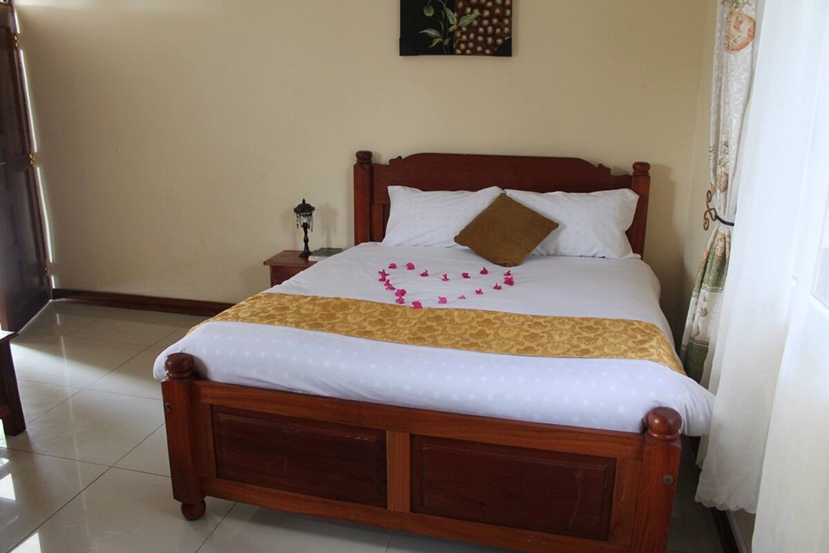 Premium bedding, memory-foam beds, in-room safe, desk