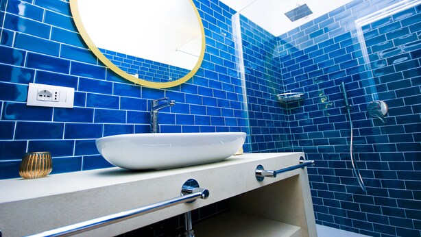 Deluxe Double Room, 1 Queen Bed, Balcony, Partial Sea View | Bathroom - Don Raffaele Resort - Guest House (Naples)