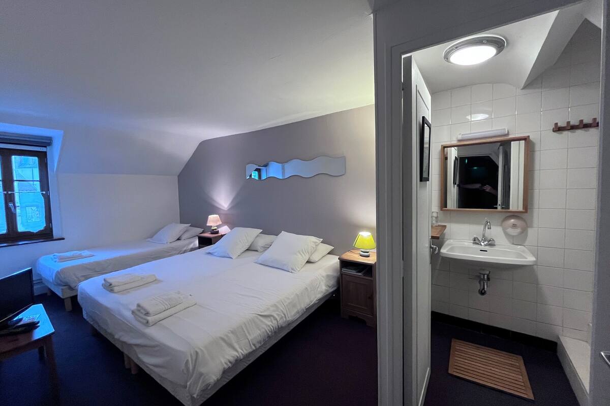 1 bedroom, blackout curtains, iron/ironing board, free wifi